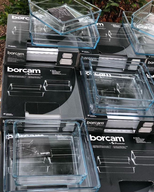 تابه های پیرکس مربع و مستطیل borcam محصول Paşabahçe ترکیه