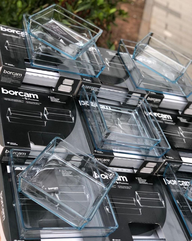 تابه های پیرکس مربع و مستطیل borcam محصول Paşabahçe ترکیه