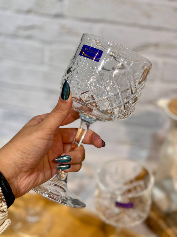 دسر و بستنی خوری دیواره بلند Reese محصول وارداتی Deli Glass