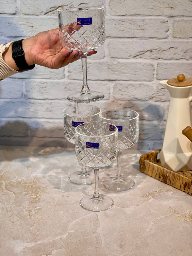 دسر و بستنی خوری دیواره بلند Reese محصول وارداتی Deli Glass