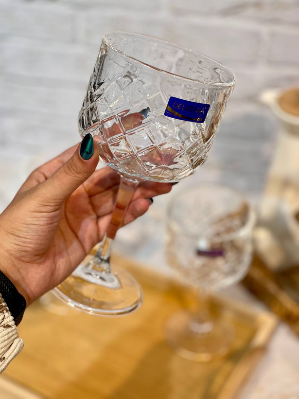دسر و بستنی خوری دیواره بلند Reese محصول وارداتی Deli Glass