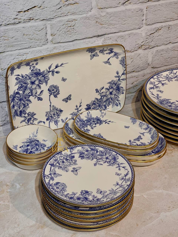 عصرانه خوری 15 پارچه blue spring از برند گونول gönül ترکیه