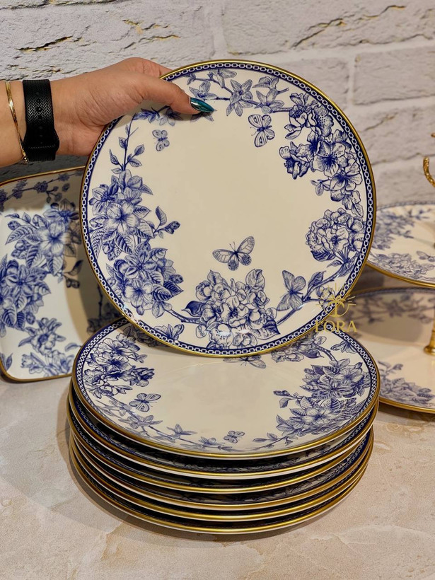 عصرانه خوری 15 پارچه blue spring از برند گونول gönül ترکیه