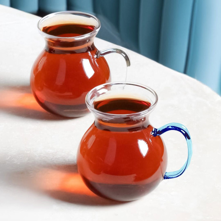 فنجان پیرکس چایخوری شش رنگ محصول Perotti ترکیه
