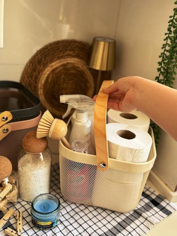 سبد فلزی همه کاره طرح ikea محصول وارداتی