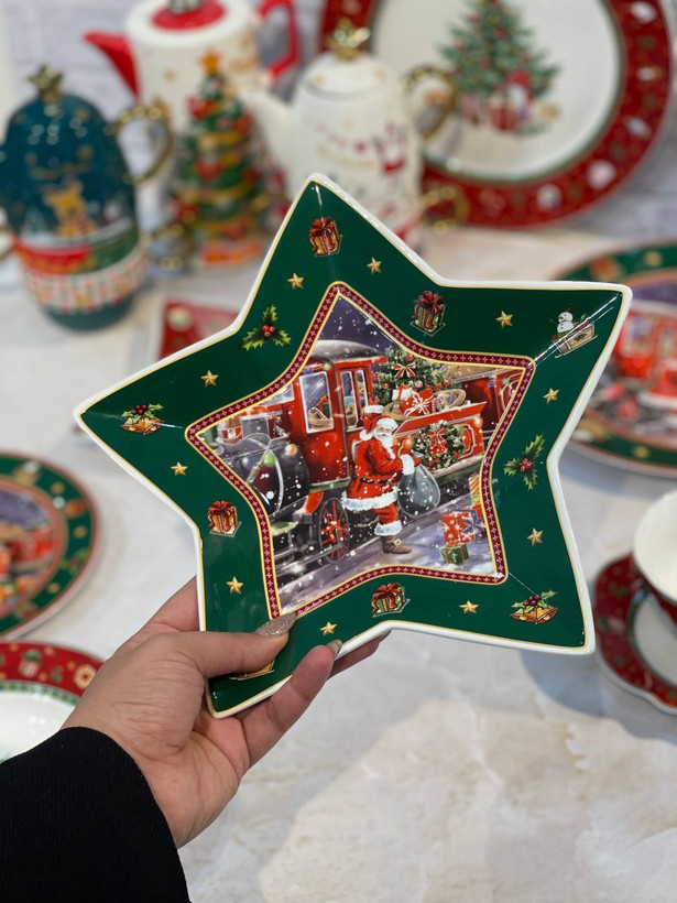 ست پذیرایی بابانوئل و کریسمس محصول وارداتی