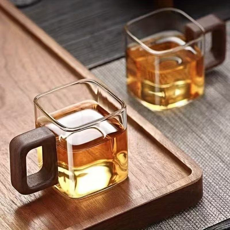 فنجان پیرکس مربعی بدنه ضخیم محصول وارداتی
