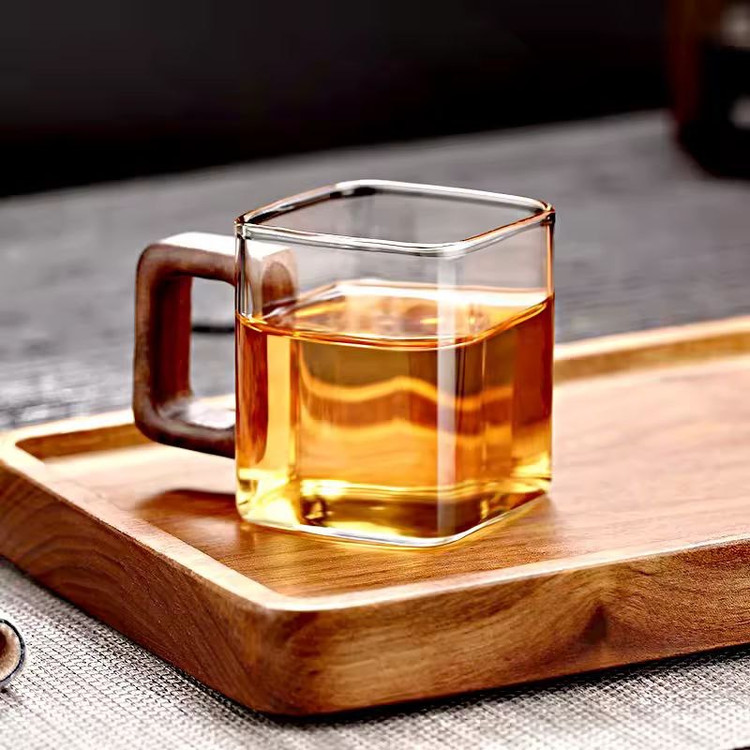 فنجان پیرکس مربعی بدنه ضخیم محصول وارداتی
