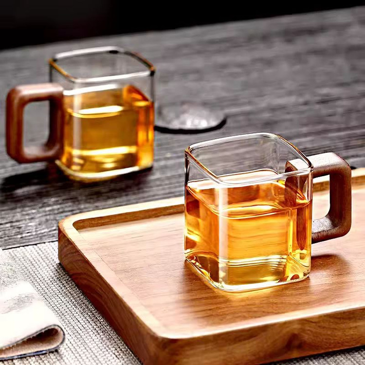 فنجان پیرکس مربعی بدنه ضخیم محصول وارداتی