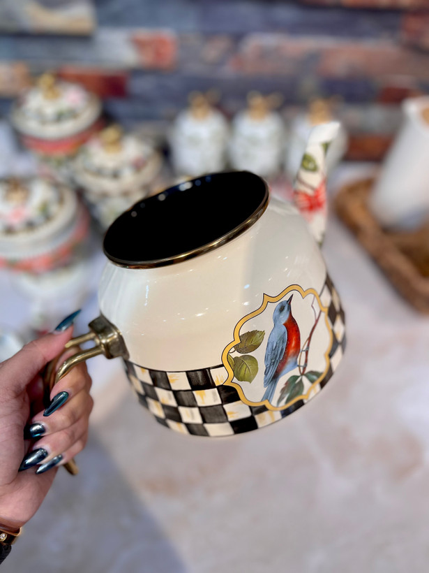 کتری قوری لعابی گنجشک میس بتی golden bird برند miss betty ترکیه