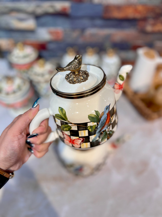 کتری قوری لعابی گنجشک میس بتی golden bird برند miss betty ترکیه