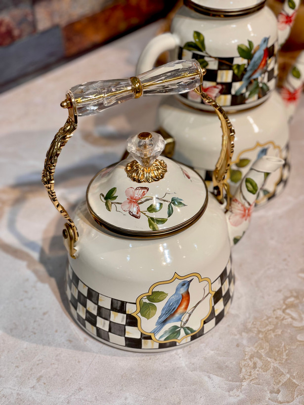 کتری تک دسته کریستالی golden bird محصول miss betty ترکیه