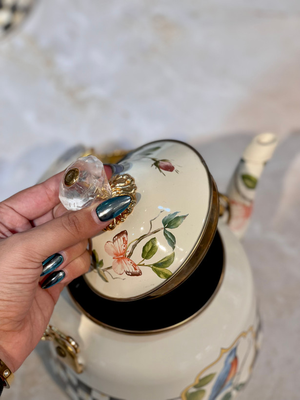 کتری تک دسته کریستالی golden bird محصول miss betty ترکیه