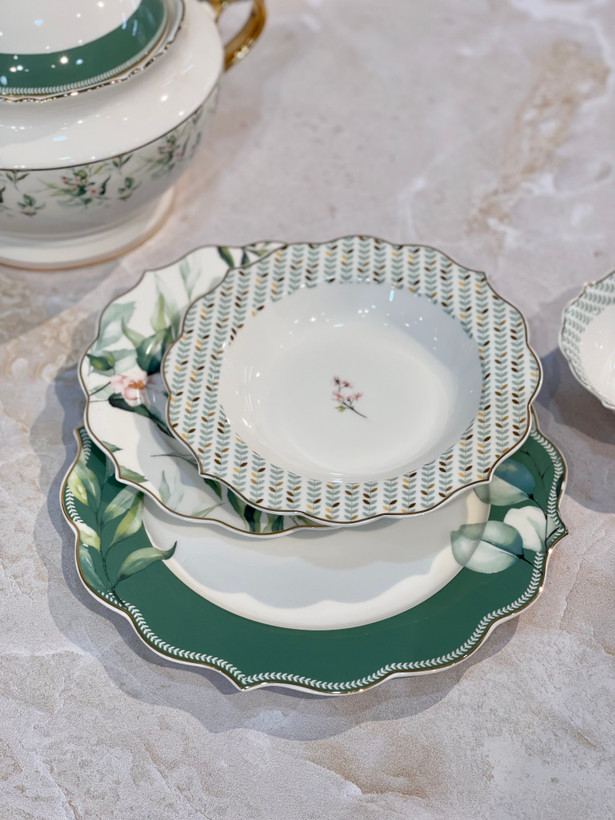 سرویس غذاخوری لبه دالبر green flower از برند معتبر ترکیه