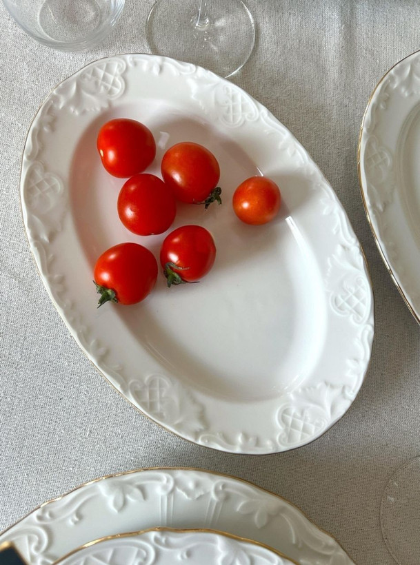 سرویس غذا خوری ۶ نفره گل برجسته Lena محصول ipek ترکیه