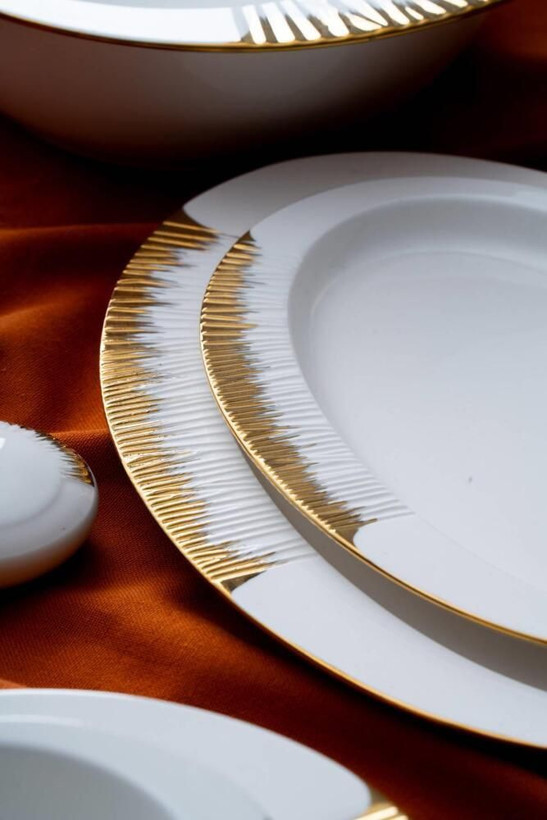 سرویس غذا 6 نفره 29 پارچه Sherry gold محصول acar آجار ترکیه