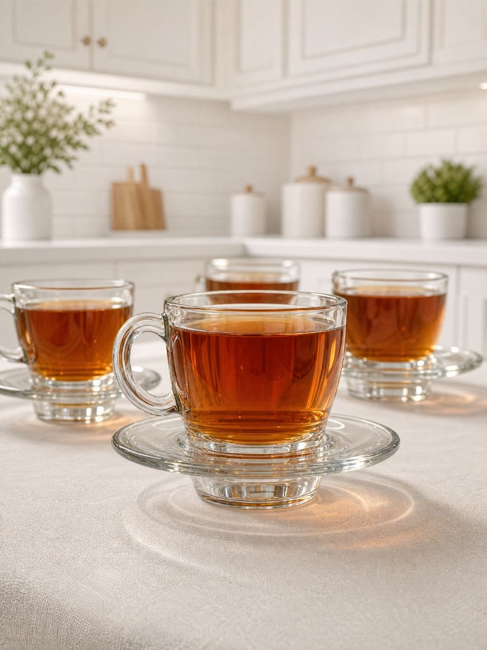 فنجان نعلبکی چای خوری Aqua محصول Paşabahçe ترکیه