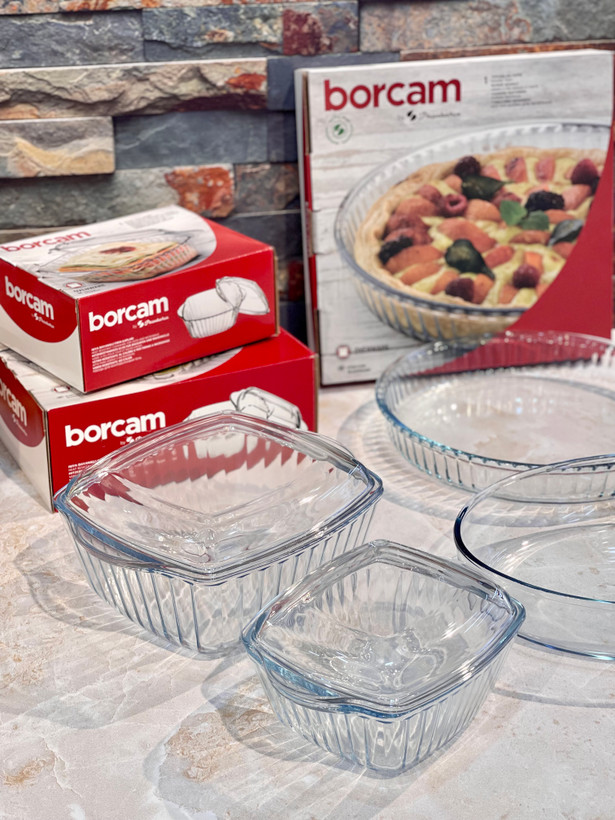 قابلمه پیرکس borcam محصول Paşabahçe ترکیه