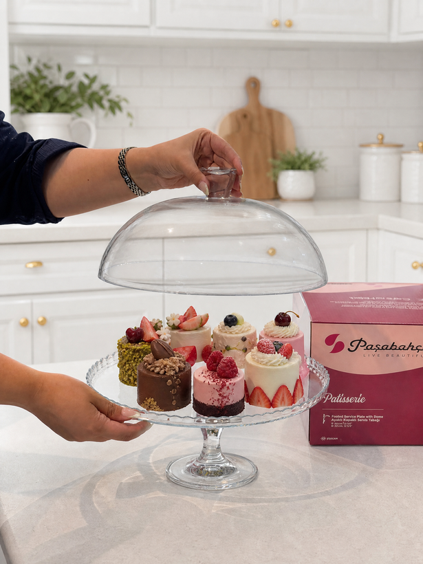 سری کامل ۴ مدل کیک خوری Petite patisserie محصول paşabahçe ترکیه