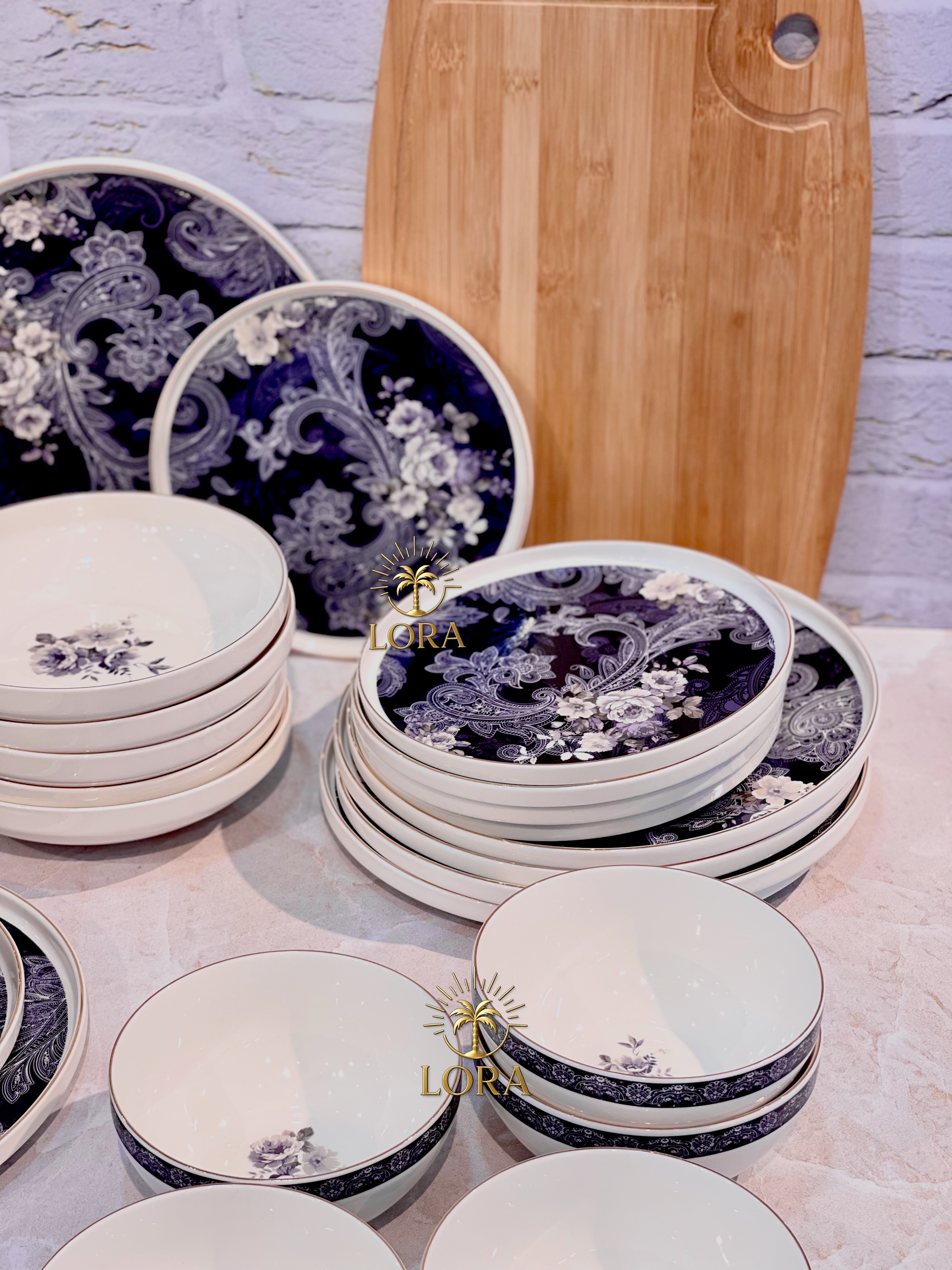 سرویس غذا خوری  soft purple محصول وارداتی Gupan